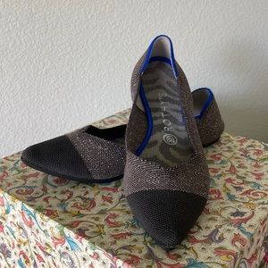 ROTHY’S | Two-tone Pointed-Toe Flats | sz 8.5